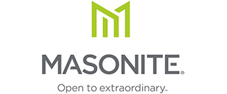 Masonite Logo. Open to Extraordinary.