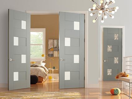 Example of finished TruStile interior doors