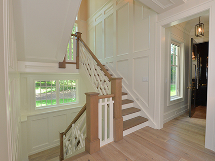 Custom mouldings mill interior trim from a finished home