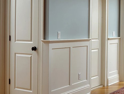 Custom mouldings trim from a home's interior