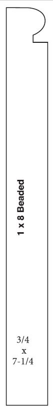 Base - 1x8 Beaded