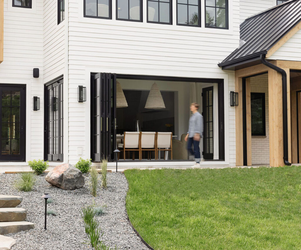 Large Glass Doors and Scenic Doors Create Seamless Indoor-Outdoor Living Spaces